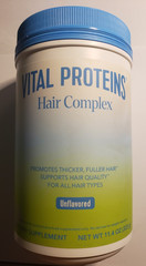 Vital Proteins Hair Complex – Unflavored – 11.4 oz – For all Hair Types – 4/2028