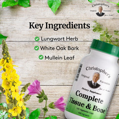 Christopher’S Original Formulas Complete Tissue & Bone Formula – 100 Veg Caps |