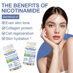 Nicotinamide 500mg | 60/120 Capsules | Non-GMO, Gluten Free | by Amer Don