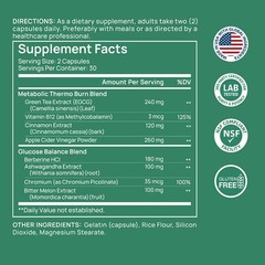 Selerb Metaburn – Chromium, B12 & Berberine HCl, 60 Caps for Nutrient Support