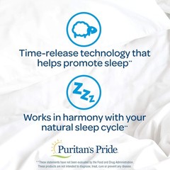 Puritan’s Pride Tri-Layered Sleep Tablets, 30 Count