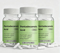 3 Pack C15:0 Pentadecanoic Acid Sheep Milk Sourced 60 Capsules Daily Suppleme +