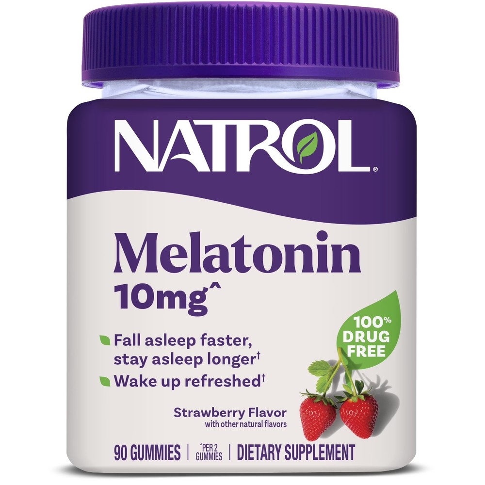 Natrol Melatonin 10 Mg Strawberry Flavor – 90 Gummies