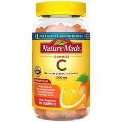 Maximum Strength Dosage Vitamin C Gummies, 1000mg per Serving, 120 Count