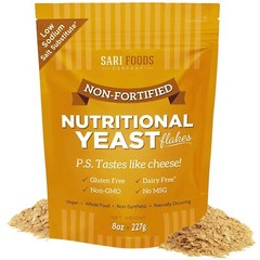 Sari Foods Non-fortified Nutritional Yeast Flakes – 24Oz Or 8Oz – Superfood, Ric