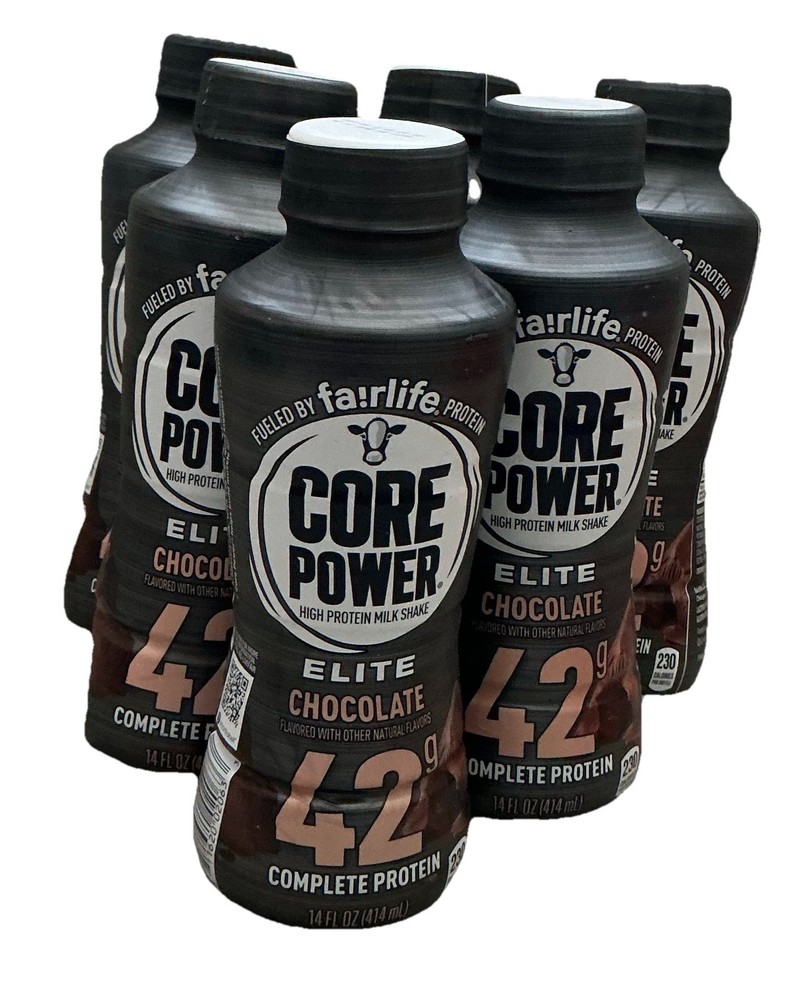 Core-Power Failrlife High Protein Shake Chocolate 14oz~6 pk~Reduced To Sell NEW