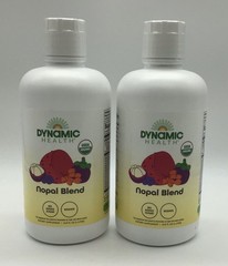 2X DYNAMIC HEALTH NOPAL BLEND JUICE CONCENTRATE 33.8 FL OZ EXP 10/2026