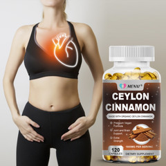 120 Ceylon Cinnamon Capsules 1800mg | Heart Health & Blood Sugar Support Non-GMO