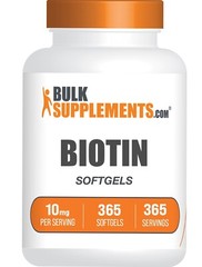 BulkSupplements Biotin Softgels 365 Servings – 10mg Per Serving