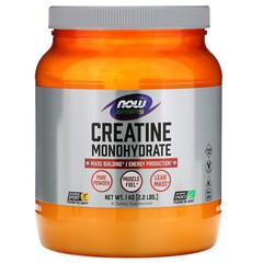 Now Foods Sports Creatine Monohydrate Pure Powder 2 2 lbs 1 kg GMP Quality