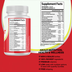 Gluvafit- Blood Sugar Support- 3 Bottles- 180 Capsules