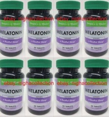 ( LOT 8 ) Melatonin 3mg w/ Vitamin B-6 (aids rest non-narcotic) 30 Tablets/Bott