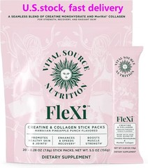 Vital Source Nutrition – Flexi – Creatine & Collagen Stick Packs..-+
