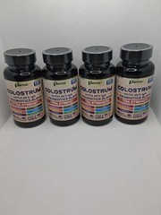 4x Parrox Colostrum Supplement Capsules, Grass Fed Cow Colostrum with 40% IgG,