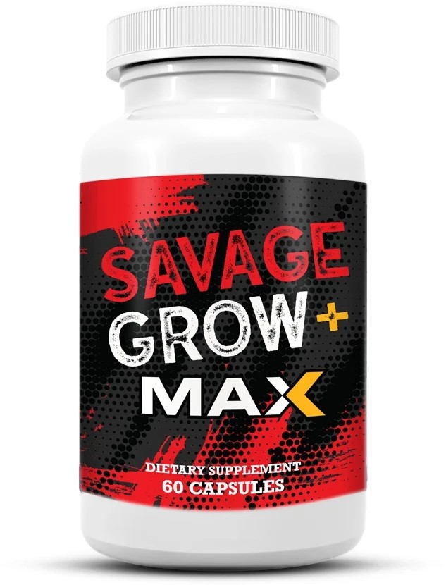 Savage Grow MAX 60 capsules Male Enhancement Supplement | pack of 1 | Free ship