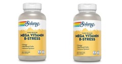 Solaray Mega Vitamin B Stress Timed Release 240 Caps ******2 pack*******