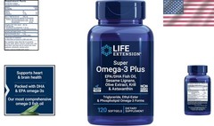 Comprehensive Omega-3 Formula: 120 Softgels with EPA/DHA, Lignans & Krill Oil