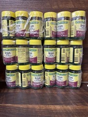 Spring Valley Iron 65MG / 325mg Ferrous Sulfate 100 Tablets Exp 03/26 New Lot 18