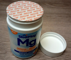 SlowMag Muscle Heart Magnesium Calcium Supplement Raspberry Lemon Flavor 4oz