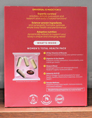 Universal Nutrition Women’s Total Health Pack 30 Pill Packs Women NEW