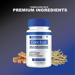 (5 Pack) Erecton Advanced Formula, Erecton Performance Pills (300 Capsules)