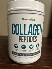 Nature’s Plus Collagen Peptides Powder 588 Grams Exp 08/26