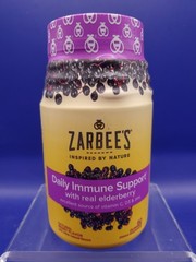 Zarbee’s Daily Immune Support Elderberry Gummies Vitamin C D3 60ct Exp 05/2027