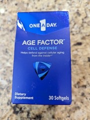 One A Day Age Factor Cell Defense Supplement 30 softgels exp: 03/2026