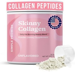 Skinny Collagen Weight Loss Supplement (Unflavored) Hydrolyzed Multi-Collagen