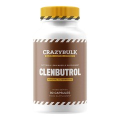 CrazyBulk CLENBUTROL -90 Capsules CUTTING & LEAN MUSCLE MUSCLE – Pack of 1.