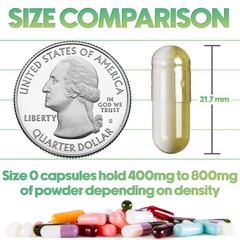 XPRS Nutra Size 0 Empty Capsules – 500 500 Count (Pack of 1), Purple Carrot