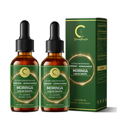 Organic Moringa Liquid Supplement – Non-GMO, Vegan Friendly Immune Gut Health