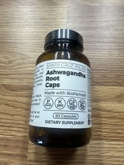 Santa Cruz Paleo – Ashwagandha Root 60 Capsules – MFG: 10/2024
