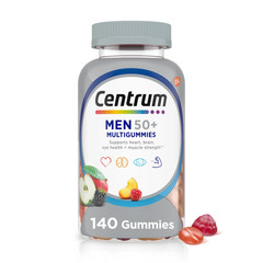 Multigummies Mens 50 plus Gummy Multivitamin with Vitamin A, B, C, D &