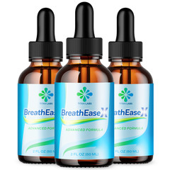 (3 Pack) BreathEaseX Drops Advanced Lungs Support Breath EaseX 90 Servings