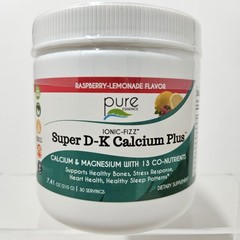 lonic-Fizz Super D-K Calcium Plus Raspberry Lemonade 7.41 oz (210 g) Exp 08/27