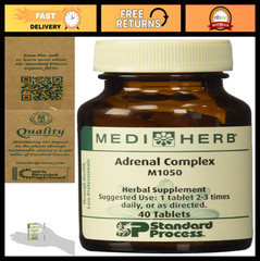 Adrenal Support Complex – 40 Tablets for Stress Relief & Energy Boost