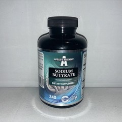 Sodium Butyrate High Dose 580 mg/240 Vegan Capsules/ Exp 06/2028