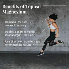 Magnesium Oil Refill Botella, Topico De Alta Concentracion Genuino