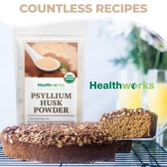 Organic Psyllium Husk Powder 32 Oz 2 Lbs Raw Certified Finely Ground from