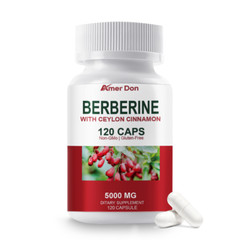 Berberine with Ceylon Cinnamon 5000mg 120 Caps Heart Health & Immune – US