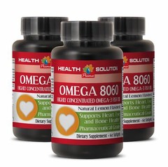 immune booster pills – OMEGA 8060 3000mg – heart support 3 Bottles 180 Capsules