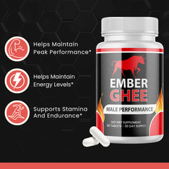 Ember Ghee- Men’s Health & Bodybuilding- 10 Bottles- 600 Tablets