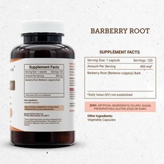 Secrets of the Tribe Barberry Root 120 Capsules, Made with Vegetable Capsules…