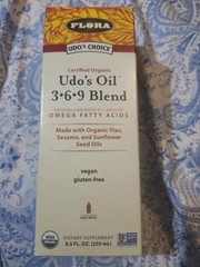 Udo’s Oil 3*6*9 Blend Vegan Gluten Free New Sealed 8.5 Oz