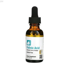 California Gold Nutrition Folinic Acid Alcohol-Free Liquid, 1 FL (30 Oz mL)`