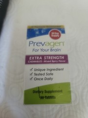 Prevagen Improves Memory Extra Strength Mixed Berry Chewable tablets – 30 Count