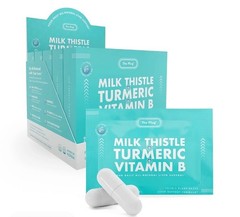 The Plug Milk Thistle Turmeric Vit B, Teal, 20 Caps (10-Day)