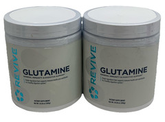 REVIVE MD Glutamine Powder Unflavored Immunity & Digestive Support – Lot Of 2