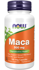NOW FOODS Maca 500 mg 100 Caps Reproductive Health 06/25EXP